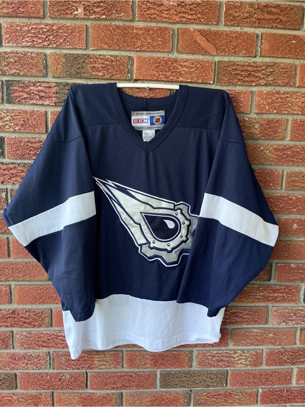 CCM Edmonton oilers men’s hockey jersey Sz Medium